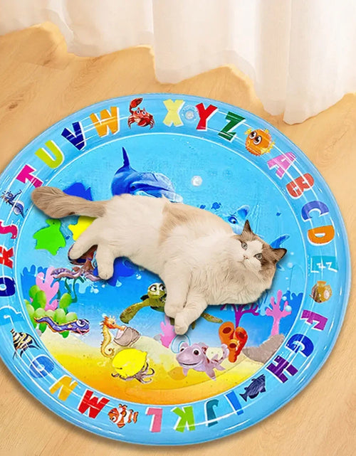 Load image into Gallery viewer, Sensory Water Mat Thickened Sensor Play Water Sensor Cat Mat Pet Supplies Cleaning Cooling Mat Summer Cat Pets Accessories
