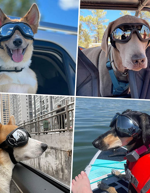 Load image into Gallery viewer, Dog Goggles - Large Dog Eye Protection Goggles Windproof Sunglasses for Medium Large Dog
