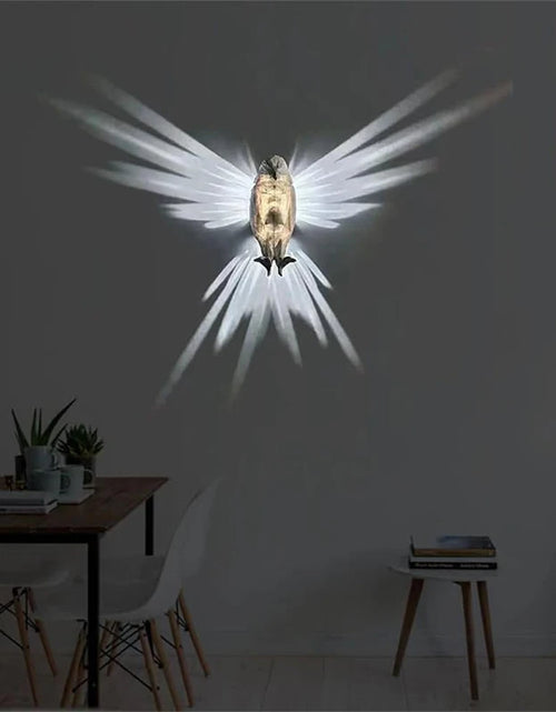 Load image into Gallery viewer, Wall Lamp Owl Eagle Shape Projector Modern Creative Atmosphere Sconce Light 3D Print Body Animal Lighting Lustre Halloween Xmas
