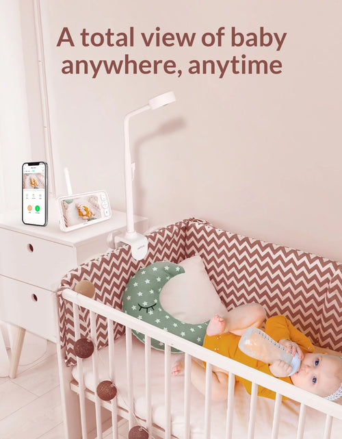 Load image into Gallery viewer, Baby Monitor with Camera and Audio,  Peekababy 1080P HD 5&quot; Video Monitors Security Cameras
