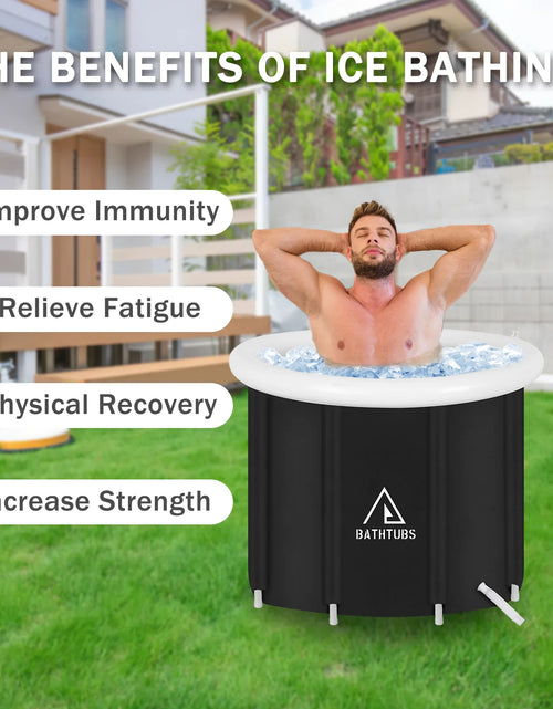 Load image into Gallery viewer, Ice Bath Tub, Portable, Inflatable Cold Plunge, Large Outdoor, with Cover and Lid
