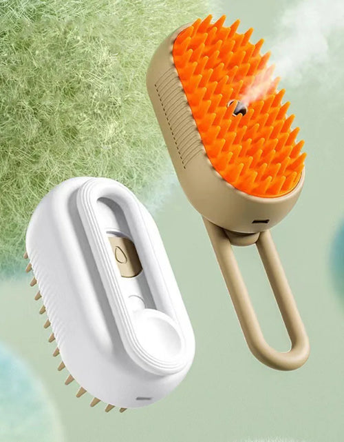 Load image into Gallery viewer, Cat Steam Brush Steamy Dog Brush 3 in 1 Electric Spray Cat Hair Brushes for Massage Pet Grooming Comb Hair Removal Combs
