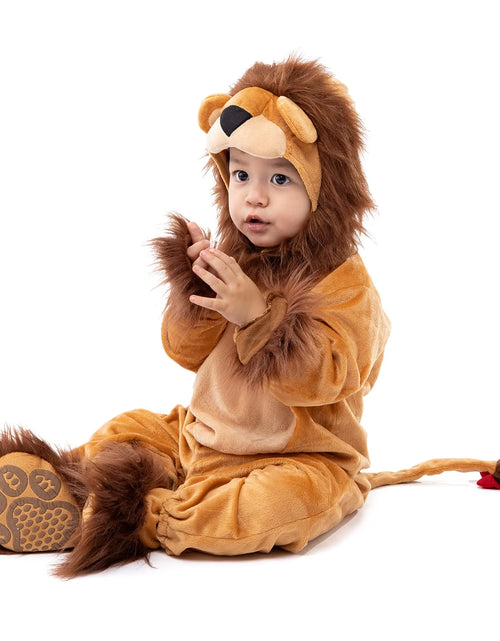 Load image into Gallery viewer, Halloween Baby Unisex Lion Costume Set, Halloween Baby Costume Set for Dress Up, 18~24 Months
