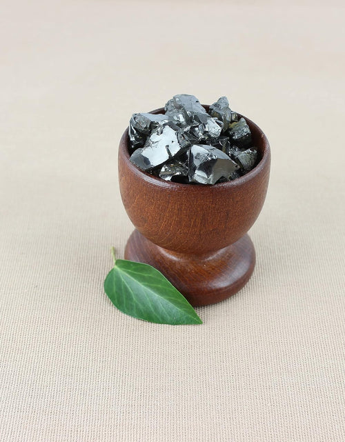 Load image into Gallery viewer, Shungite Elite Stones for Water Purification | Silvery Shine Raw Elite Noble Shungite Detoxification Stones for Water Filtering | Natural and Authentic Shungite Nuggets from Karelia (50G)
