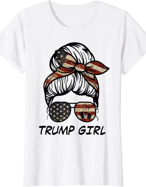 Load image into Gallery viewer, Yes I&#39;M a Trump Girl - Trump 2024 Gifts T-Shirt
