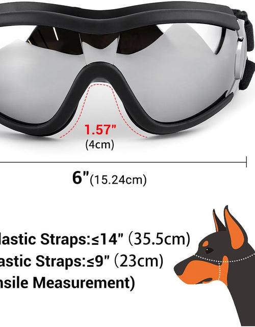 Load image into Gallery viewer, Dog Goggles - Large Dog Eye Protection Goggles Windproof Sunglasses for Medium Large Dog
